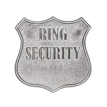 Personalized Ring Bearer Wedding Security Badge