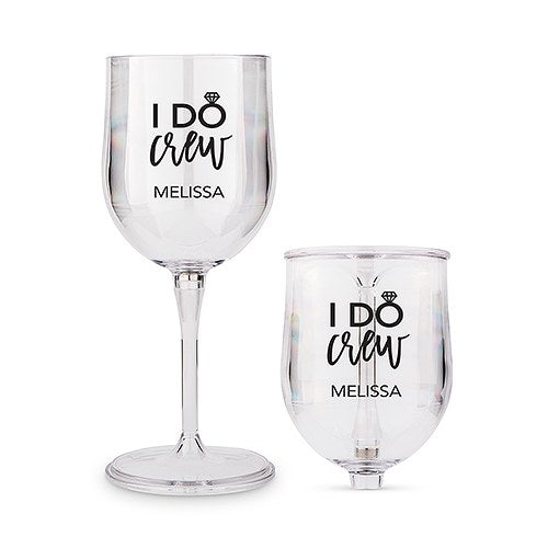 I Do Crew Travel Portable Nesting Wine Glass