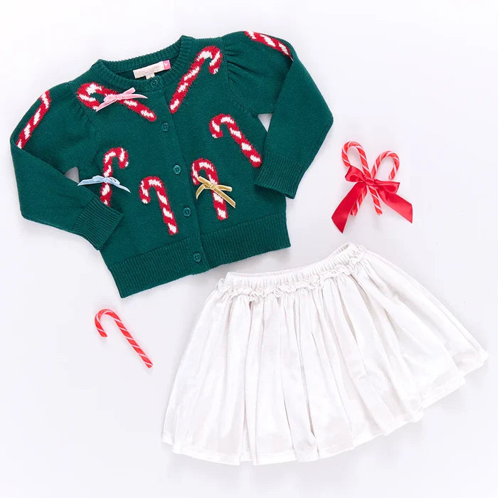 Pink Chicken - Velour Gianna Skirt - Snow White