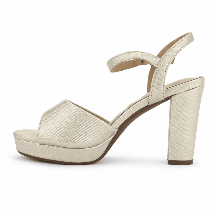 Sandalia Dorado Mujer Casual Chalada Voce Sandalias Chalada