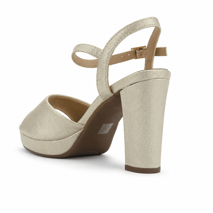 Sandalia Dorado Mujer Casual Chalada Voce Sandalias Chalada