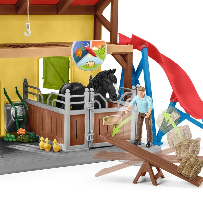 Schleich - Horse Stable Farm Play Set