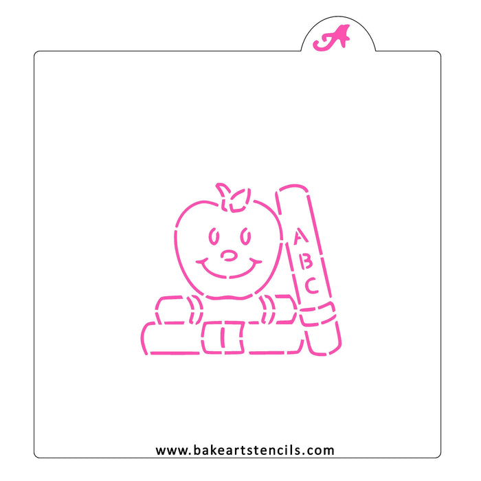 School Set PYO Cookie Stencil bakeartstencil