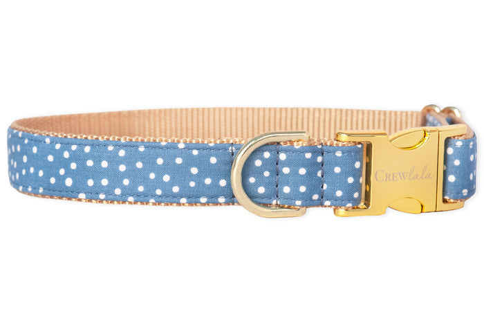 Sky Spots Bow Tie Dog Collar - Crew LaLa