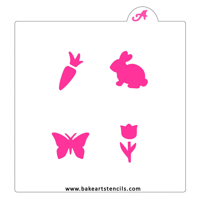 Spring Oreo Stencil bakeartstencil