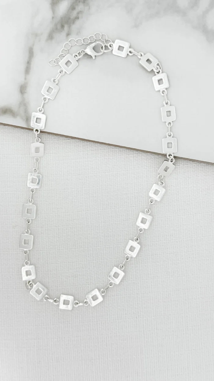 Square Link Necklace (2 Colours)