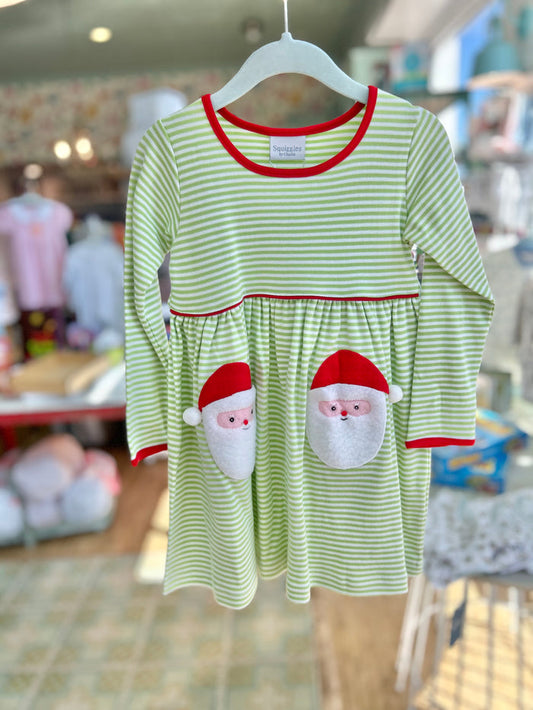 Squiggles - Dress with Santa Pockets