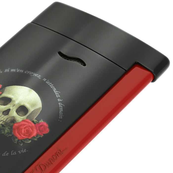 S.T. Dupont Momento Mori Slim 7 Black Torch Lighter