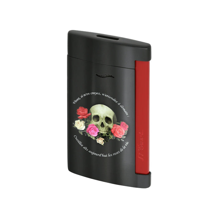 S.T. Dupont Momento Mori Slim 7 Black Torch Lighter