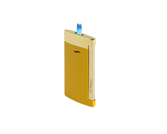 S.T. Dupont Slim 7 Matte Honey and Golden Flat Flame Lighter
