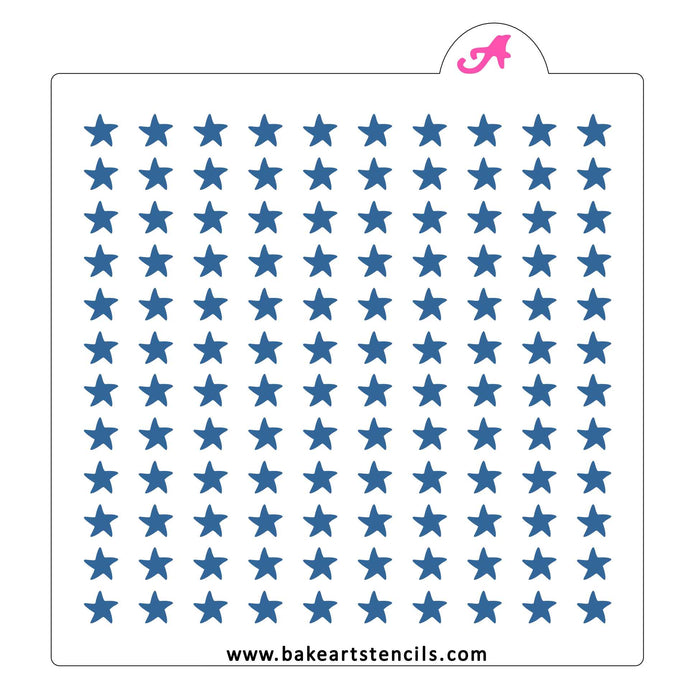 Starfish Sprinkles Stencil bakeartstencils