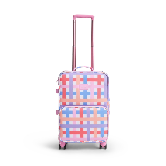 State Bags - Logan Carry-On Suitcase - Multi Plaid