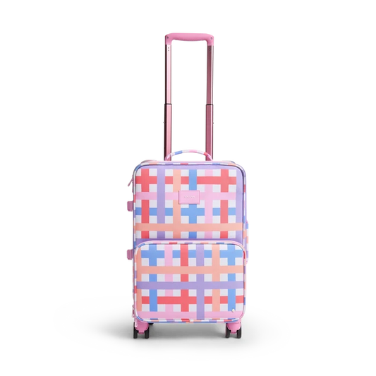 State Bags - Logan Carry-On Suitcase - Multi Plaid