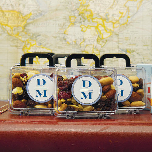 Mini Travel Suitcase Wedding Favor - stickers and other materials sold separately