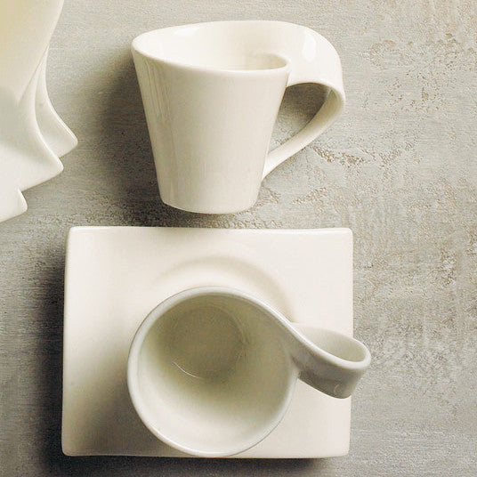 Swish Cup and Saucer Wedding Favor Set (Set of 4)