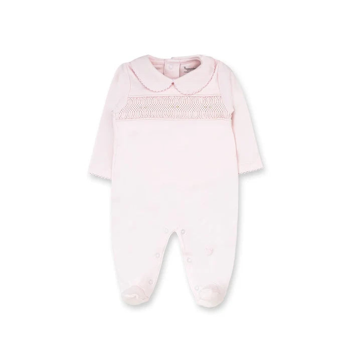 Tecomoabesos - Hand Smocked Footie - Pink
