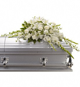 Teleflora Bountiful Memories Casket Spray