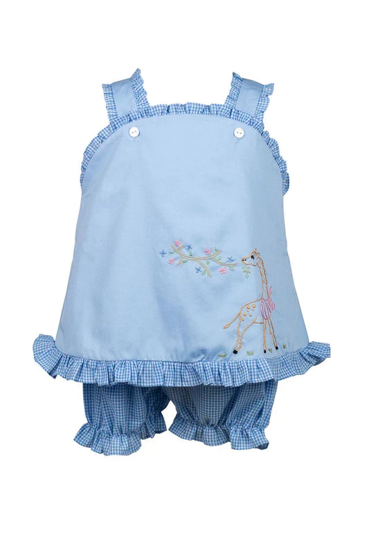 The Proper Peony - Gigi Giraffe Swing Set