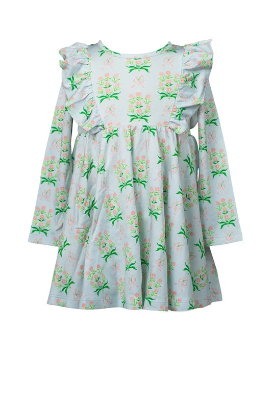 The Proper Peony - Margot Long Sleeve Twirl Dress