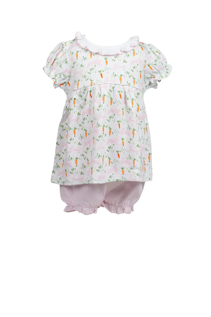 The Proper Peony - Pink Peeps Bloomer Set