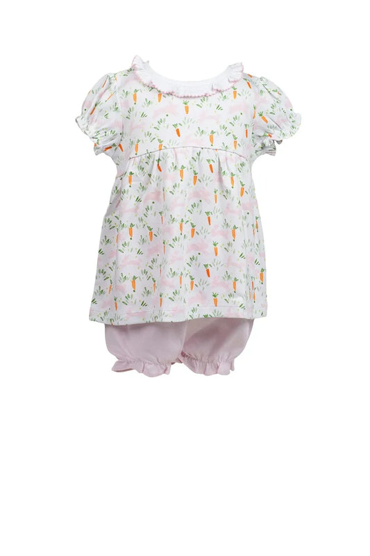 The Proper Peony - Pink Peeps Bloomer Set