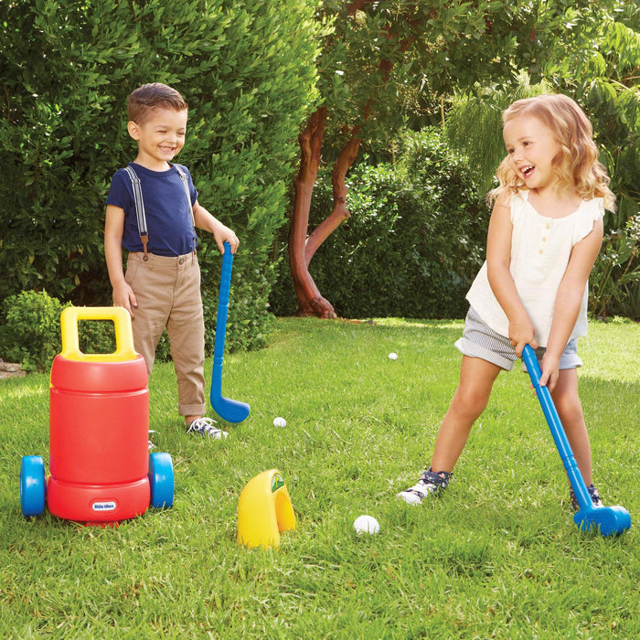 The clubs are just the right size for toddlers