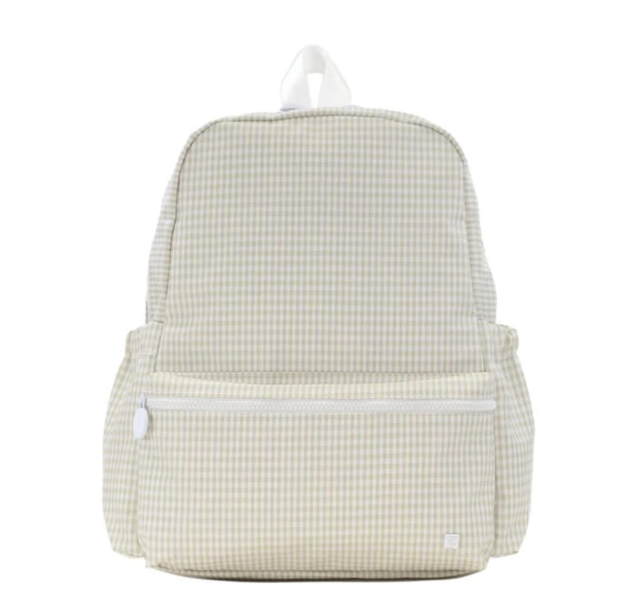 TRVL - Backpack - Pearl Grey Gingham