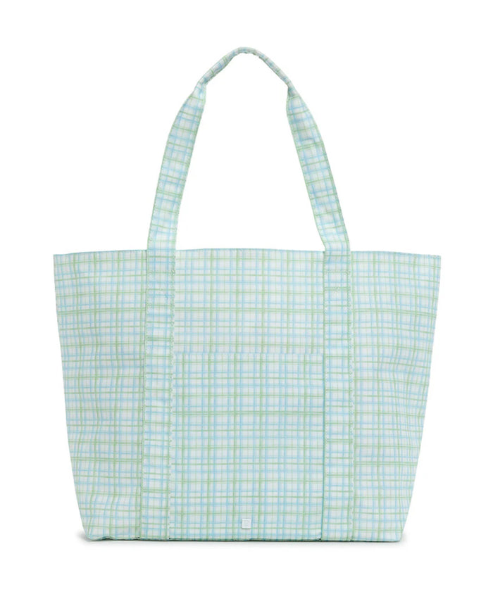 TRVL - Jumbo Tote - Classic Green Plaid