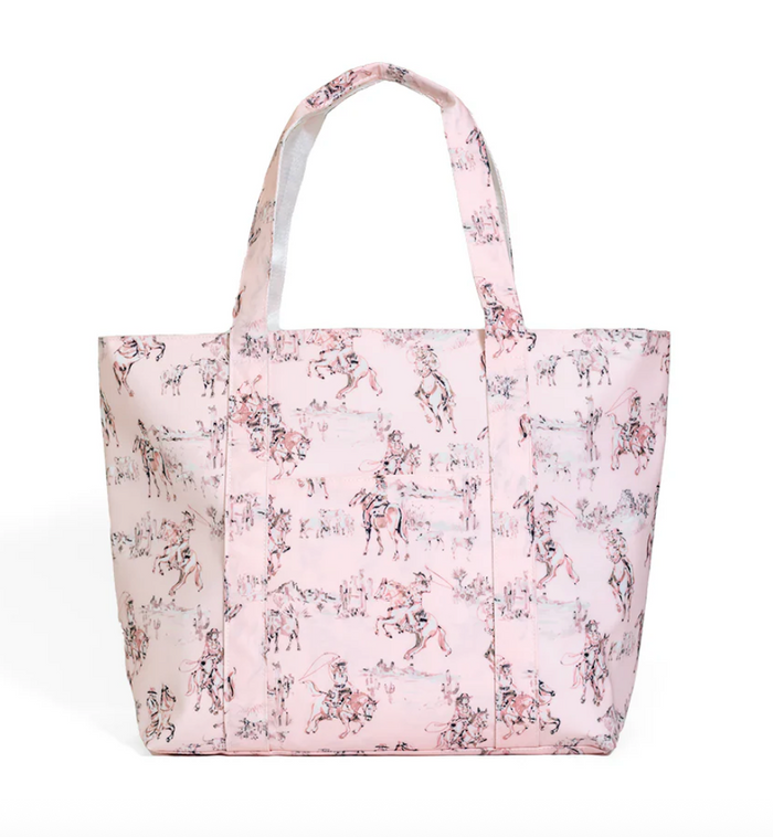 TRVL - Jumbo Tote - Cowgirl Toile