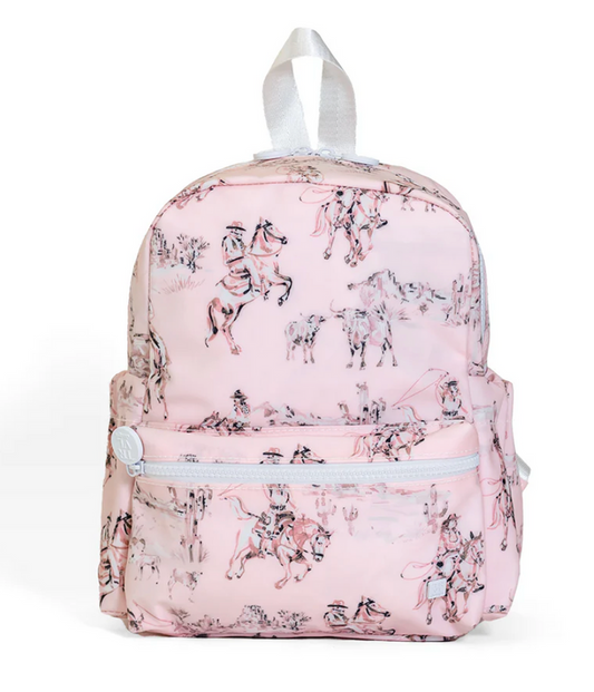 TRVL - Mini Backpack - Cowgirl Toile