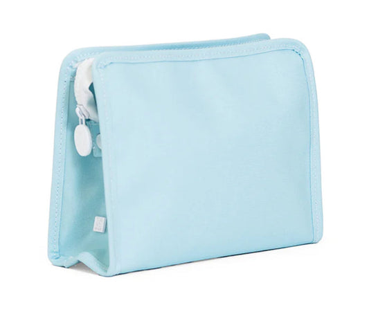 TRVL - Roadie Large - Lake Blue Coated Canvas