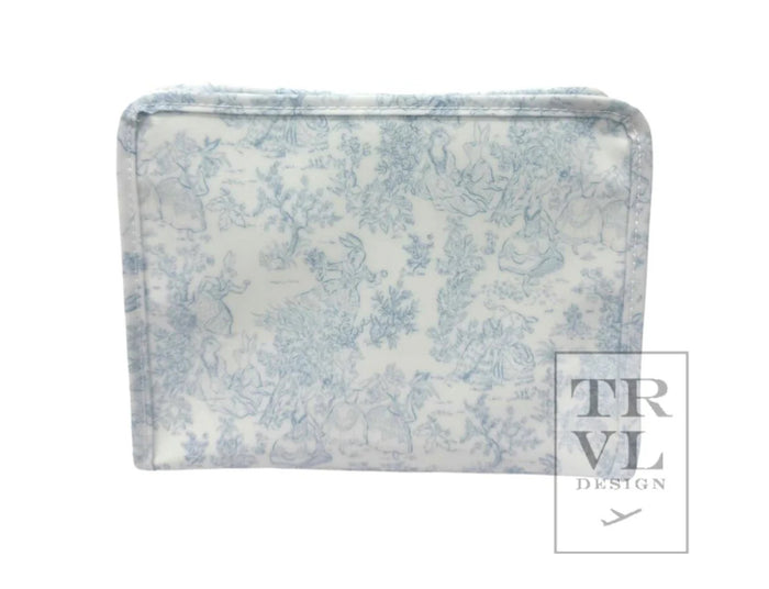 TRVL - Roadie Medium - Bunny Toile Blue