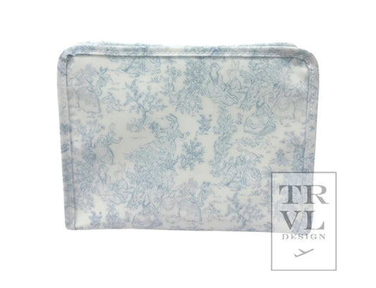TRVL - Roadie Medium - Bunny Toile Blue