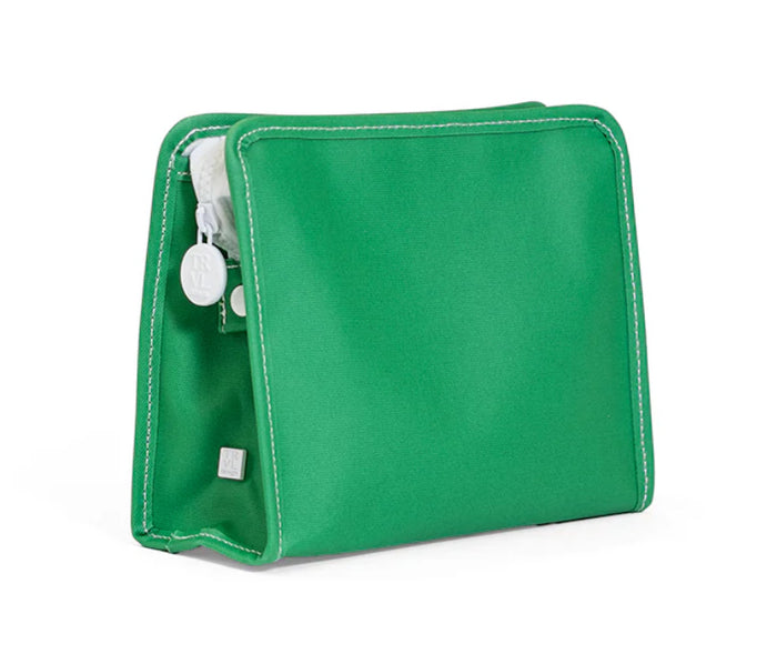 TRVL - Roadie Medium - Kelly Green Coated Canvas