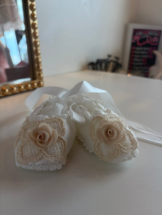 Victorian Rose Booties