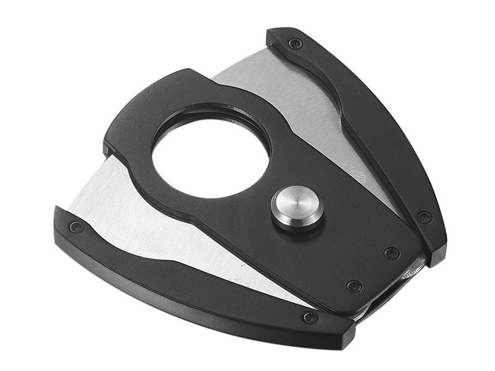 Visol Corbett Double Guillotine Cigar Cutter- Black Matte