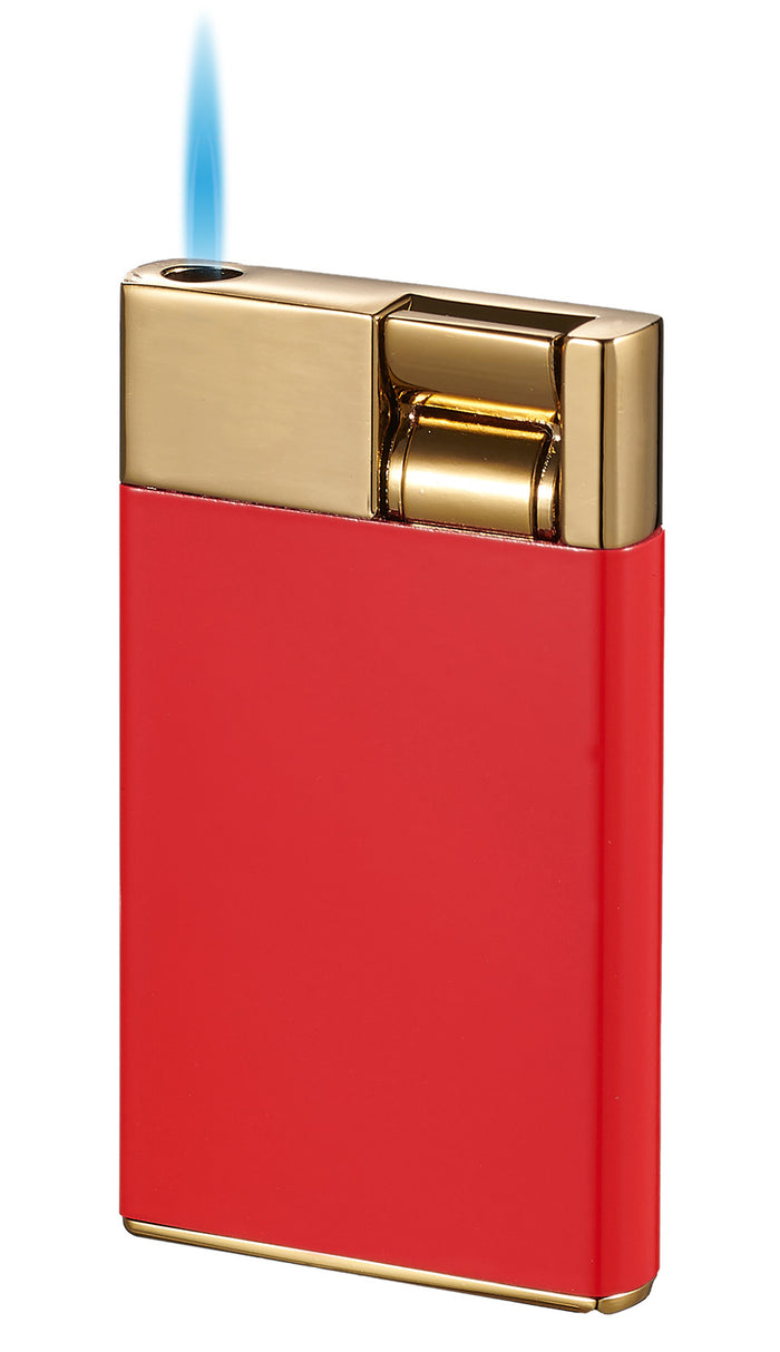 Visol Cougar Single Flame Cigar Lighter - Red and Gold