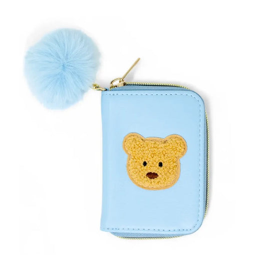 Wallet - Teddy Bear - Blue