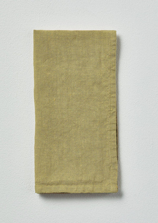 Washed Linen Napkin | Celery