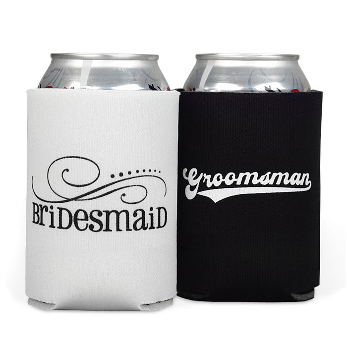 Bridesmaid and Groomsman Koozi Can Cooler