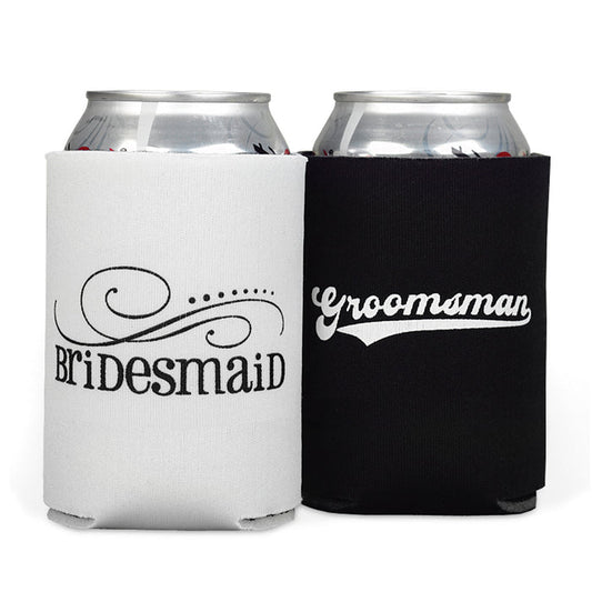 Bridesmaid and Groomsman Koozi Can Cooler