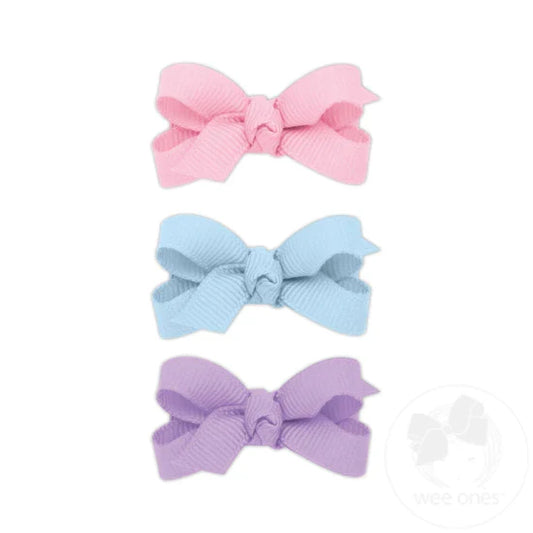 Wee Ones Bows - Baby Trio - Multi