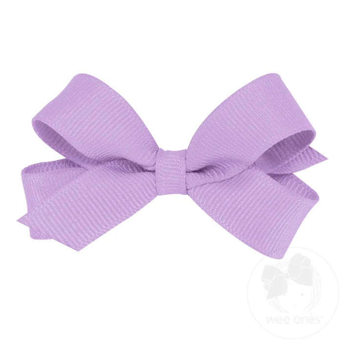 Wee Ones Bows - Tiny - Grosgrain Light Orchid