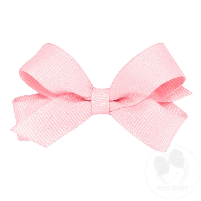 Wee Ones Bows - Tiny - Grosgrain Light Pink