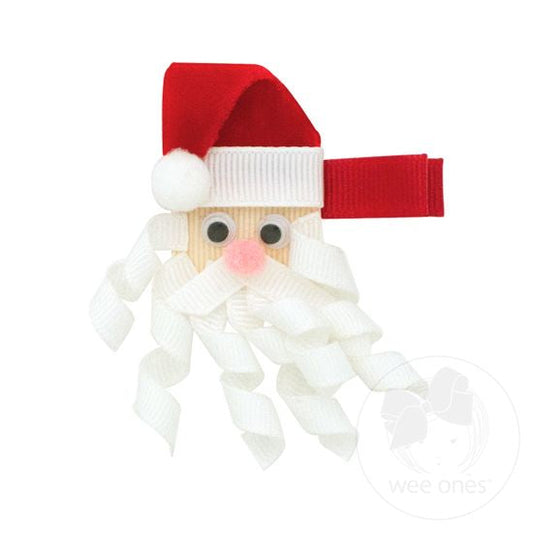 Wee Ones Hair Clip - Santa