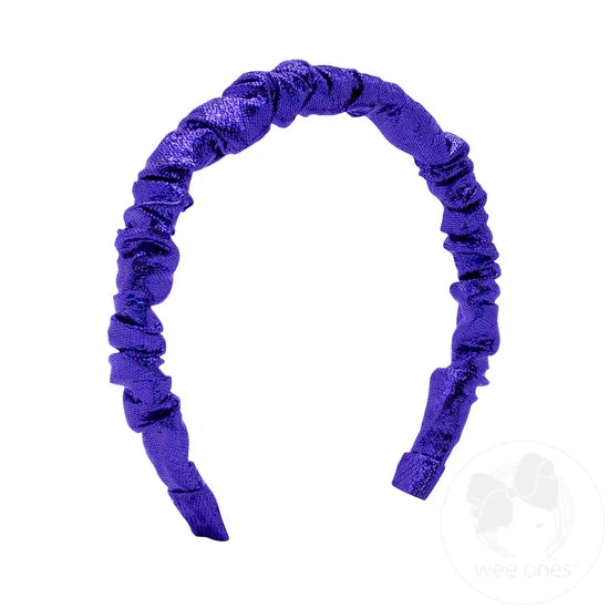 Wee Ones Headband - Metallic Royal