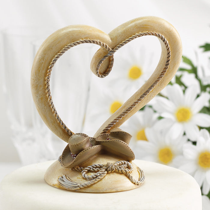 Western Themed Wedding Cake Topper