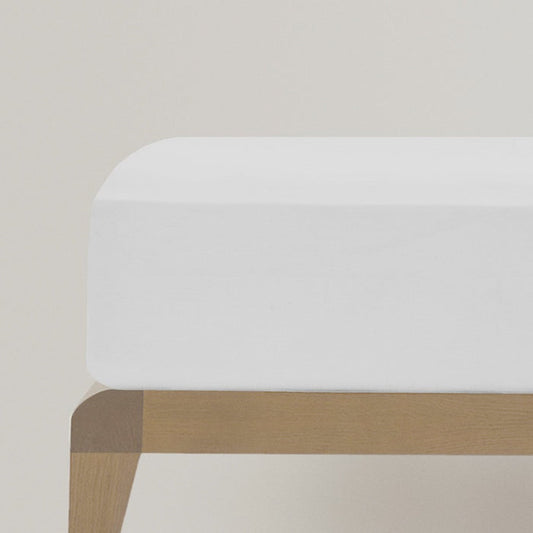 White Fitted Crib Sheet