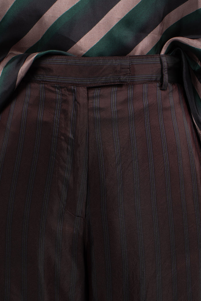 Wide Leg Pants Burgundy