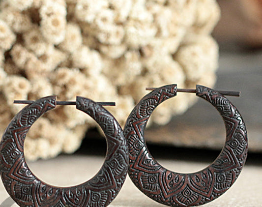 Wooden Earring CC517